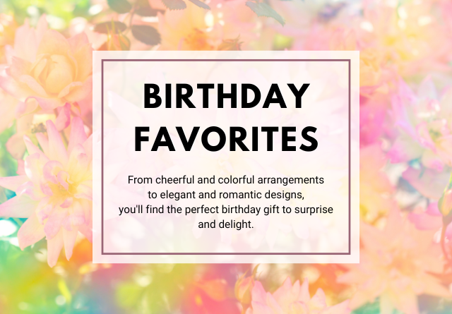 Birthday Gifts delivered in DC, Maryland, and Virginia